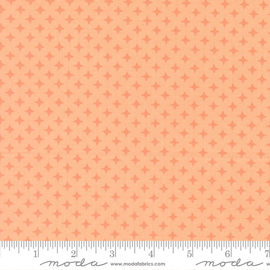 Scenery Diamonds Cantaloupe Peach Elizabeth Hartman Moda Cotton Fabric MD-51275-19