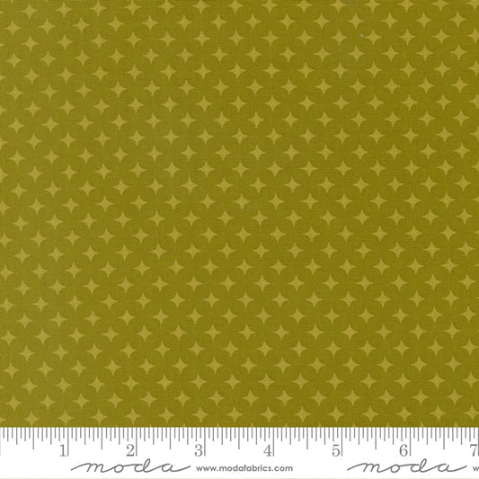 Scenery Diamonds Kelp Green Elizabeth Hartman Moda Cotton Fabric MD-51275-14