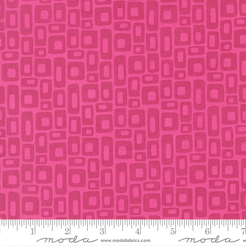 Scenery Marshmallow Fuchsia Pink Elizabeth Hartman Moda Cotton Fabric MD-51273-20