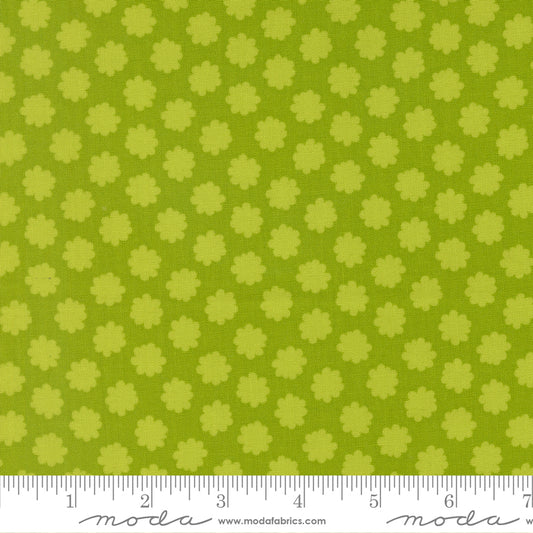 Scenery Puffball Lime Green Elizabeth Hartman Moda Cotton Fabric MD-51276-14