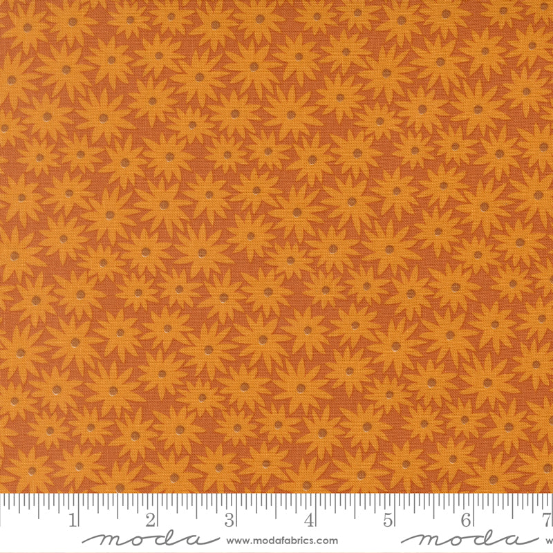 Scenery Sedum Rusty Orange Elizabeth Hartman Moda Cotton Fabric MD-51270-22