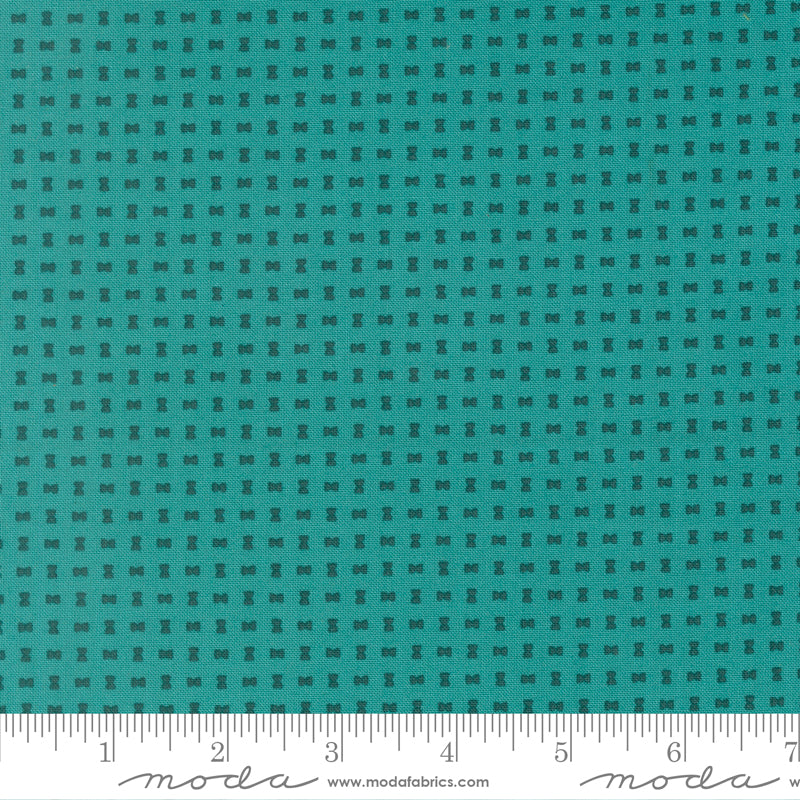 Scenery Spools Turquoise Elizabeth Hartman Moda Cotton Fabric MD-51277-16