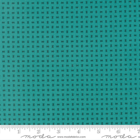 Scenery Spools Turquoise Elizabeth Hartman Moda Cotton Fabric MD-51277-16