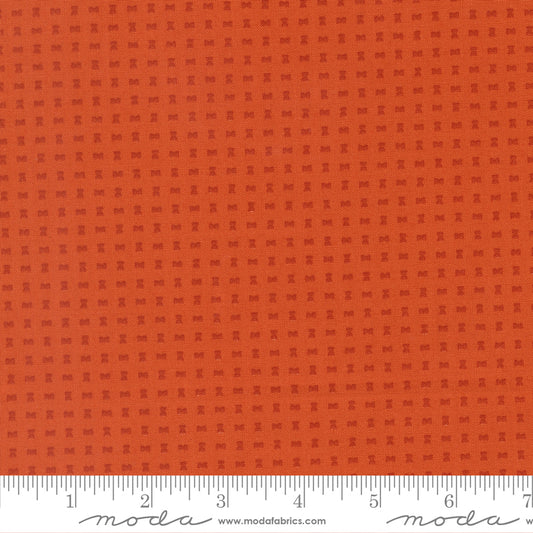 Scenery Spools Yam Orange Elizabeth Hartman Moda Cotton Fabric MD-51277-13