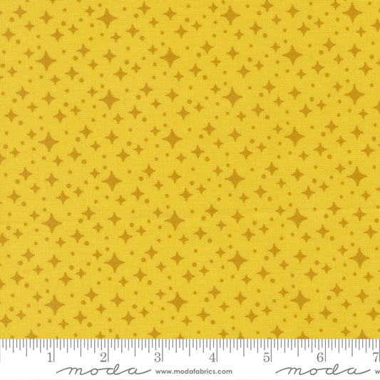 Scenery Starlight Citrine Yellow Elizabeth Hartman Moda Cotton Fabric MD-51274-12