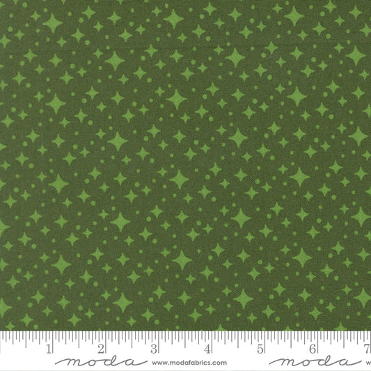 Scenery Starlight Cypress Green Elizabeth Hartman Moda Cotton Fabric MD-51274-14