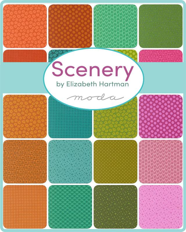 Scenery AB Fat Quarter Bundle 18"x21" Elizabeth Hartman Moda Cotton Fabric MD-51270AB