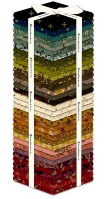 Scrap Basket Favorites 18"x21" Fat Quarter Bundle 34pcs Kim Diehl Henry Glass Cotton Fabric