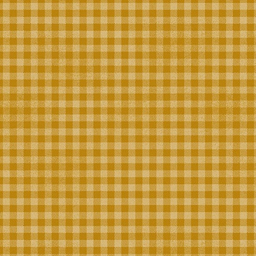 Scrap Basket Favorites Gingham Cheddar Yellow Kim Diehl Henry Glass Cotton Fabric