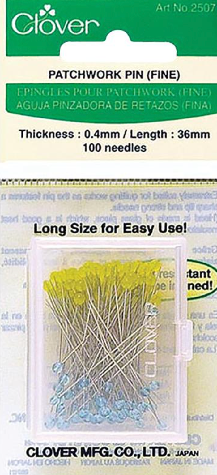 Patchwork Pins 2507 Clover Needlecraft Sewing Notions 2507 Clover