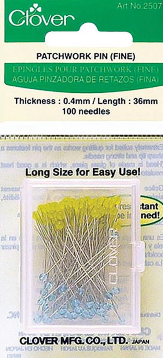 Patchwork Pins 2507 Clover Needlecraft Sewing Notions 2507 Clover