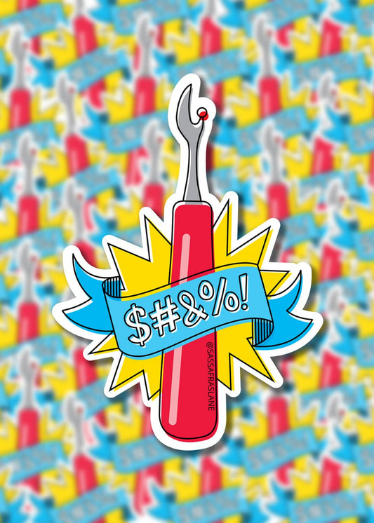 Seam Ripper Sticker Sassafras Lane Designs SLD-SASSSTICK-RIP