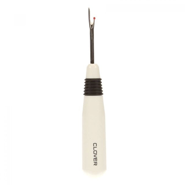 Seam Ripper White Plastic Clover Needlecraft