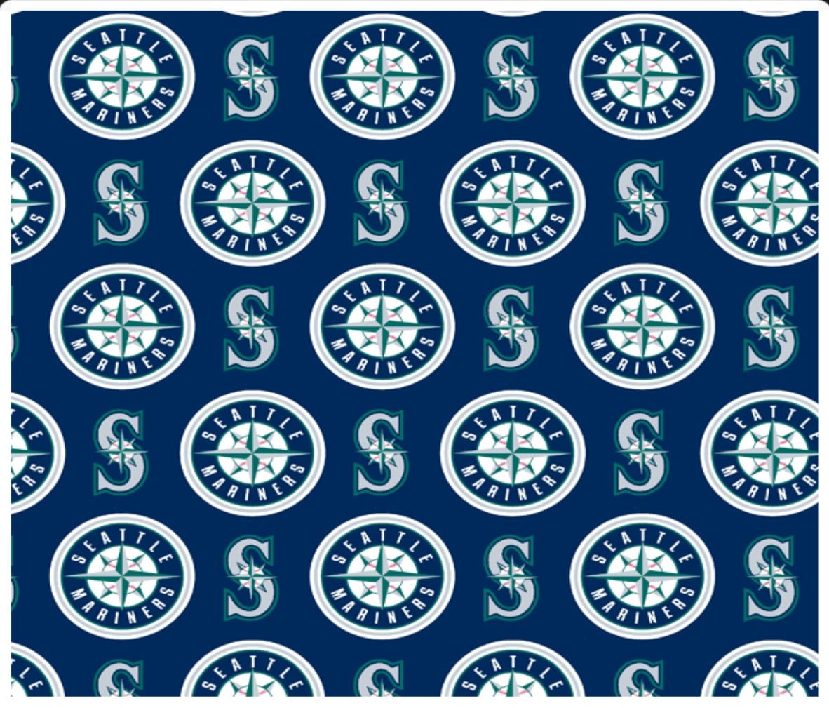 Seattle Mariners MLB Baseball Original Fabric Traditions Cotton Fabric