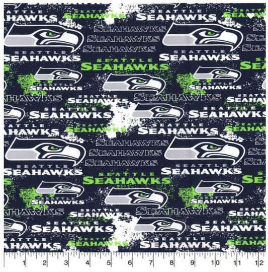 Seattle Seahawks NFL Football Distressed