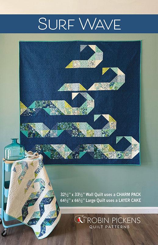 Serena Shores Surf Waves Quilt Pattern Robin Pickens Inc