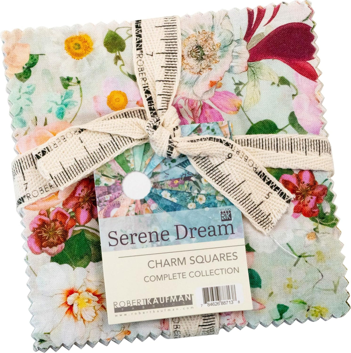 Serene Dream 5'' Squares 42pcs designed by RK Studios for Robert Kaufman 100% Cotton Quilting Fabric RK-CHS-1329-42 | US Fabric Shop