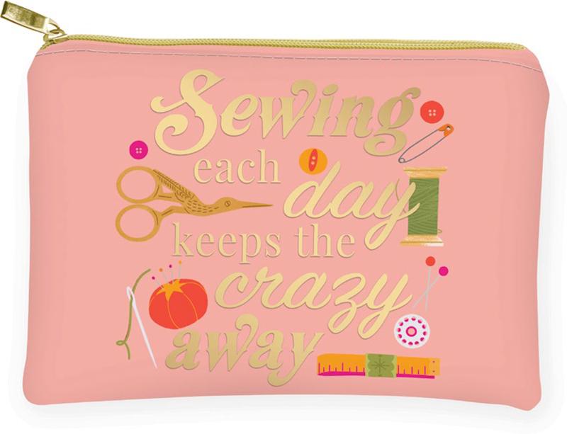 Glam Bag Sew Each Day 8'' x 5.5'' Light Pink Punch Studio Moda