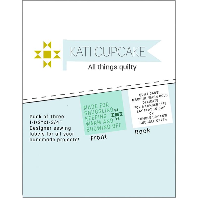 Sew Labels Made Snuggling Keeping Warm and Showing Off Label Tag Kati Cupcake