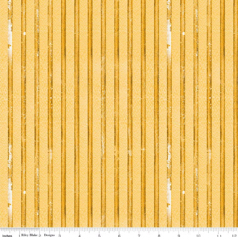 Sew America Faded Stripes Yellow J. Wecker Frisch Riley Blake Designs Cotton Fabric RB-C17349-YELLOW