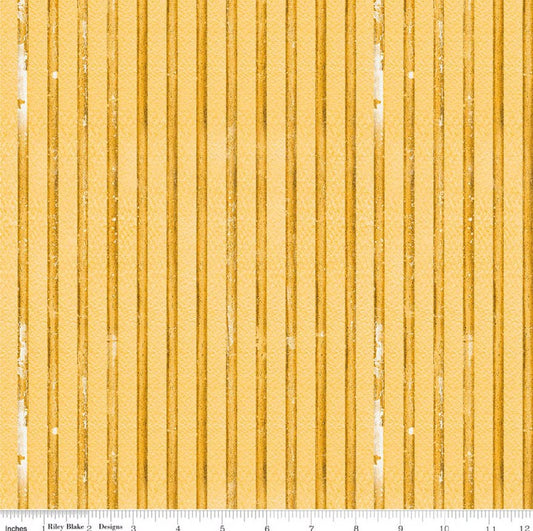 Sew America Faded Stripes Yellow J. Wecker Frisch Riley Blake Designs Cotton Fabric RB-C17349-YELLOW