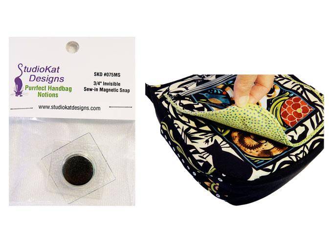 Sew In Magnetic Snap for Bag Tote Studio Kat Designs SKD-075MS