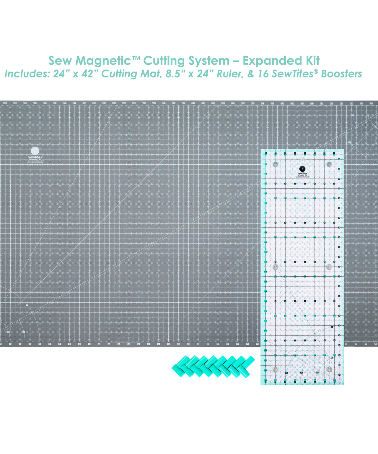 Sew Magnetic Cutting System - Expanded Kit Right Handed System SewTites ST-CS-2442M-824R-16BT