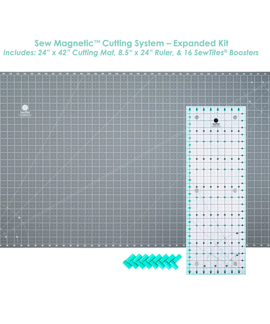 Sew Magnetic Cutting System - Expanded Kit Right Handed System SewTites ST-CS-2442M-824R-16BT