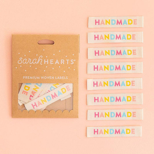 Sew Labels Colorful Handmade Label and Tags Sarah Hearts