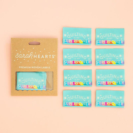 Sew Labels Quilting Is Superpower Label and Tags Sarah Hearts