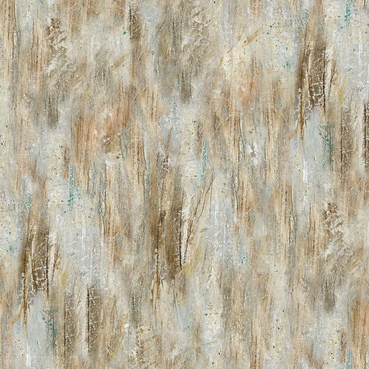 Shadow and Light Distressed Text 1 Light Brown Multi Elise Genest Northcott Cotton Fabric NC-DP29224-32