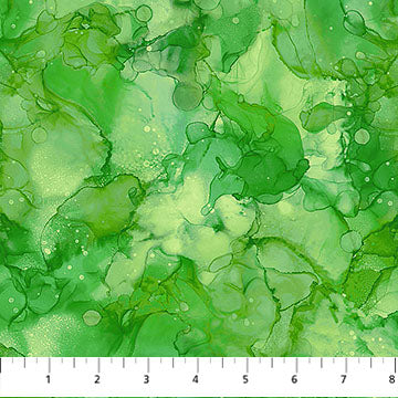 Shenanigans Texture Mid Green Deborah Edwards Emily Wenk Northcott Cotton Fabric NC-DP28642-76