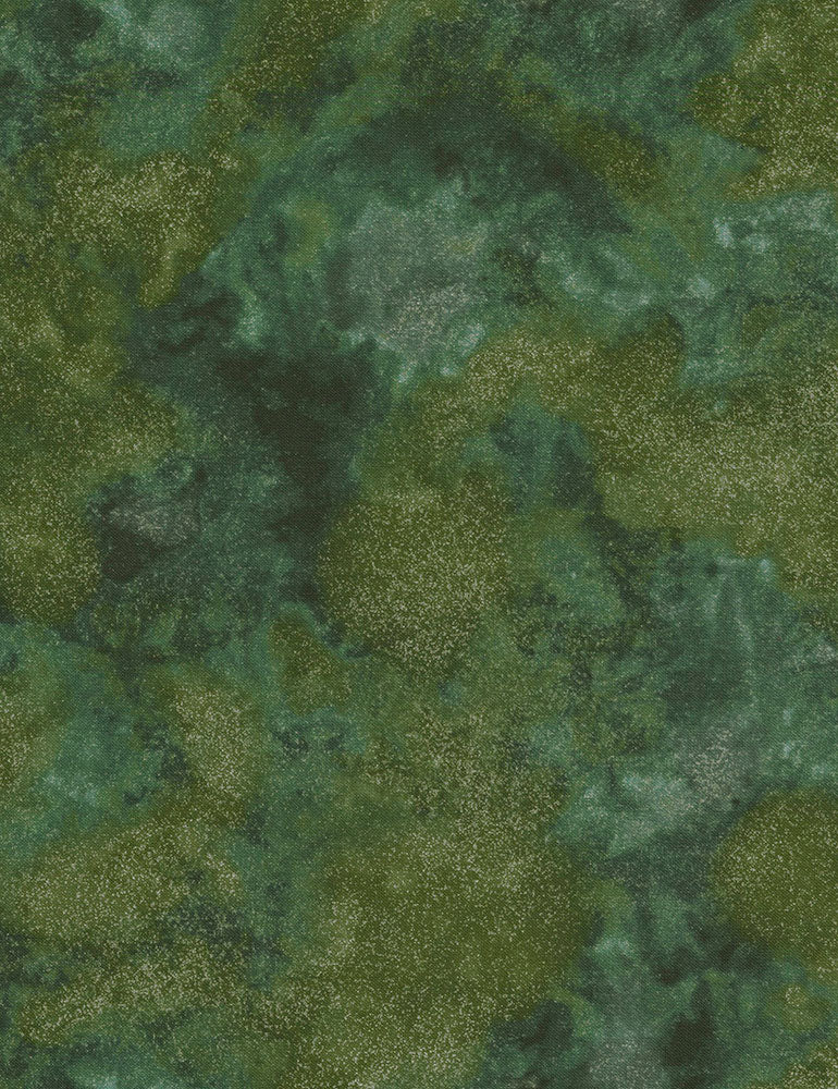 Shimmer Fern Green Gold Metallic Chong-A-Hwang Timeless Treasures Cotton Fabric