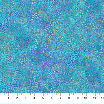 Shimmer Basics Pebbles Deep Sea Deborah Edwards Northcott Cotton Fabri ...