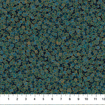 Shimmer Basics Metallic Multi Dot Dawn Green Deborah Edwards Northcott Cotton Fabric NC-27895M-68 | US Fabric Shop