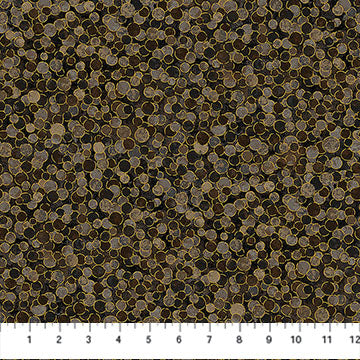 Shimmer Basics Metallic Multi Dot Desert Sand Brown Deborah Edwards Northcott Cotton Fabric NC-27895M-92 | US Fabric Shop