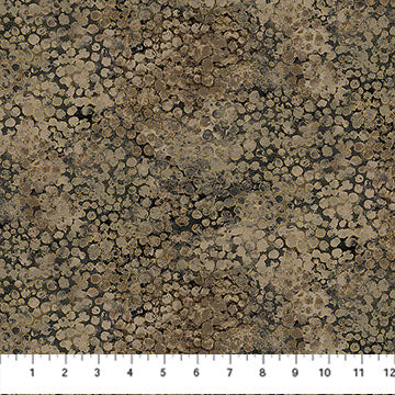 Shimmer Basics Metallic River Rocks Desert Sand Deborah Edwards Northcott Cotton Fabric NC-27896M-92