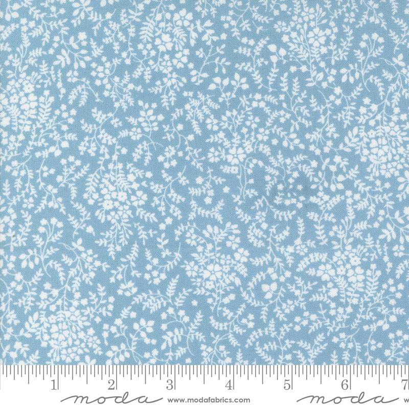 Shoreline Breeze Small Floral Light Blue Camille Roskelley Moda Cotton Fabric