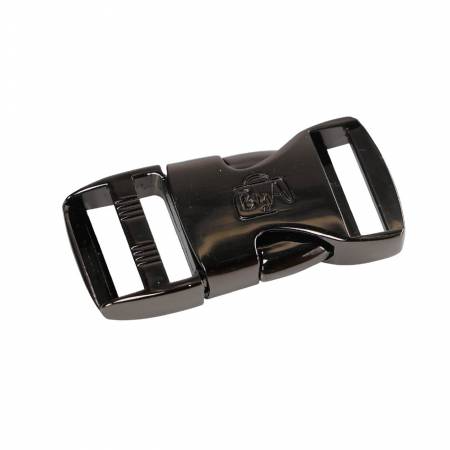 Side Release Buckle 1" Black Metal 1ct ByAnnie BYA-HAR1-SRB-BM-ONE