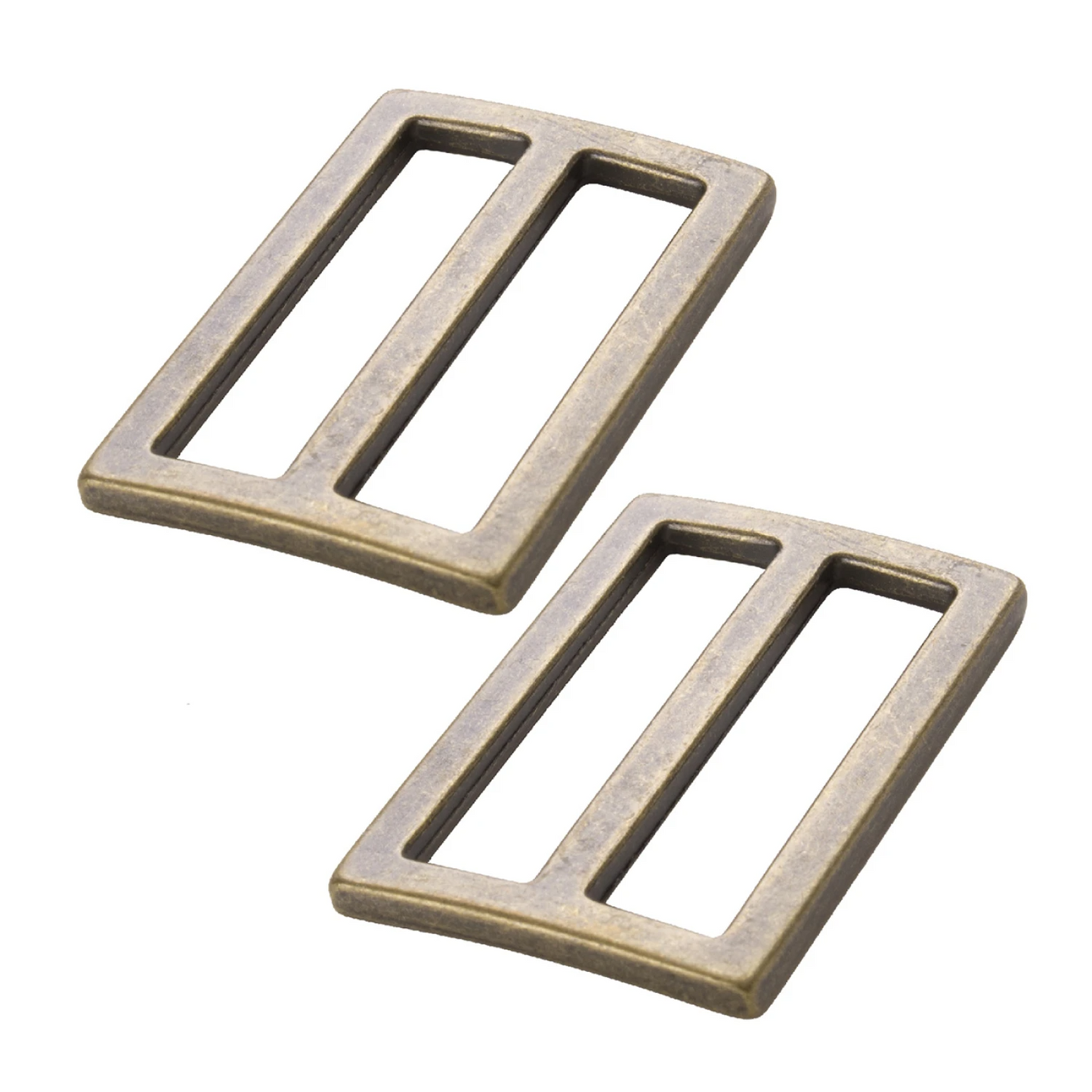 Slider Flat Widemouth 1.5" Antique Brass 2ct ByAnnie BYA-HAR1.5SLABTWO