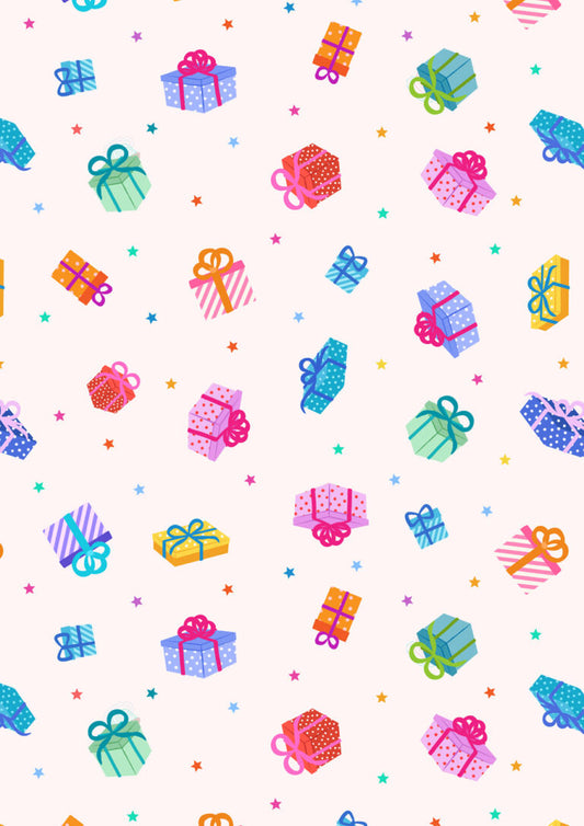 Small Things...Celebration Gifts Multi Ivory Lewis and Irene Cotton Fabric LI-SM137
