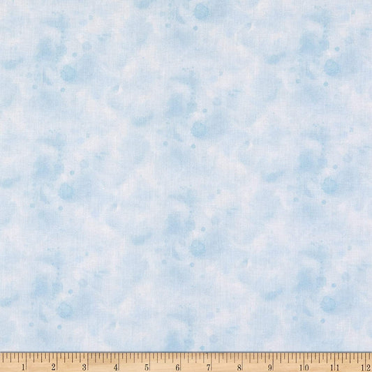 Snow Texture Winter Companions Elizabeth's Studio Cotton Fabric