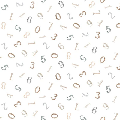 Soaring Dreams Numbers White Jessica Yon Lo Figo Northcott Fabrics Cotton Fabric NC-91242-10