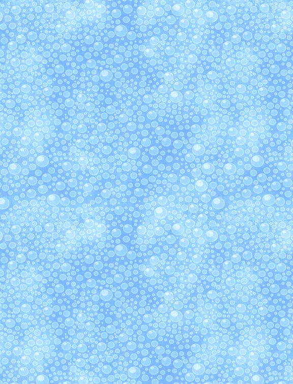 Soda Pop Water Blue Wilmington Prints  Cotton Fabric