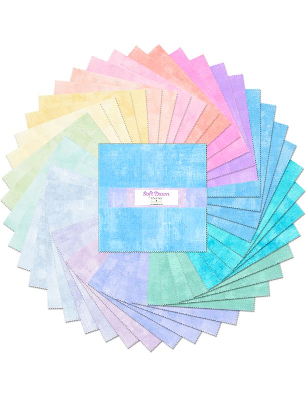 Soft Dawn 10" Squares Karat Gems Wilmington Prints Cotton Fabric | US Fabric Shop