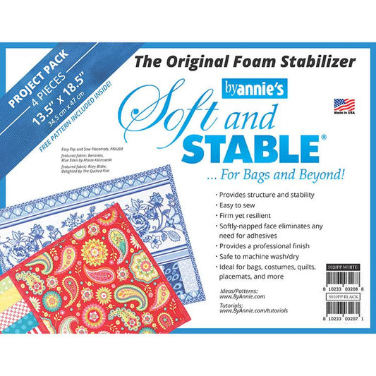 Soft & Stable Project Pack The Original Foam Stabilizer 4pcs 13.5'' x 18.5' By Annie's