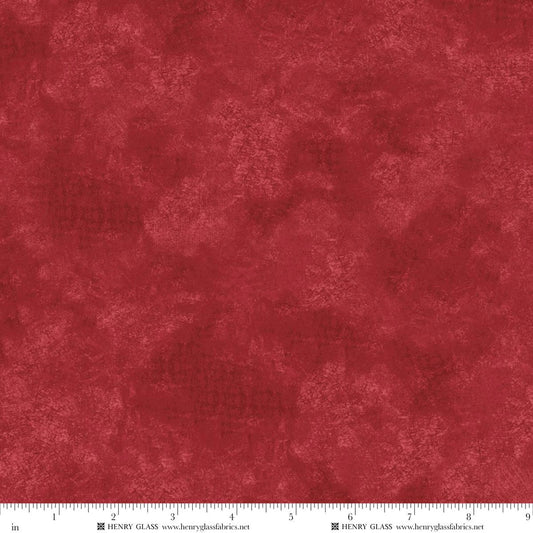 Soft Place to Land Distressed Texture FLANNEL 108" Wide Backing  Auburn Red Orange Goldi L. Studio Henry Glass Cotton FLANNEL Fabric HG-F2520-33