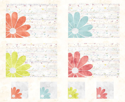 Soft Spoken Placemat Panel 36" Goldi L. Studio Henry Glass Cotton Fabric