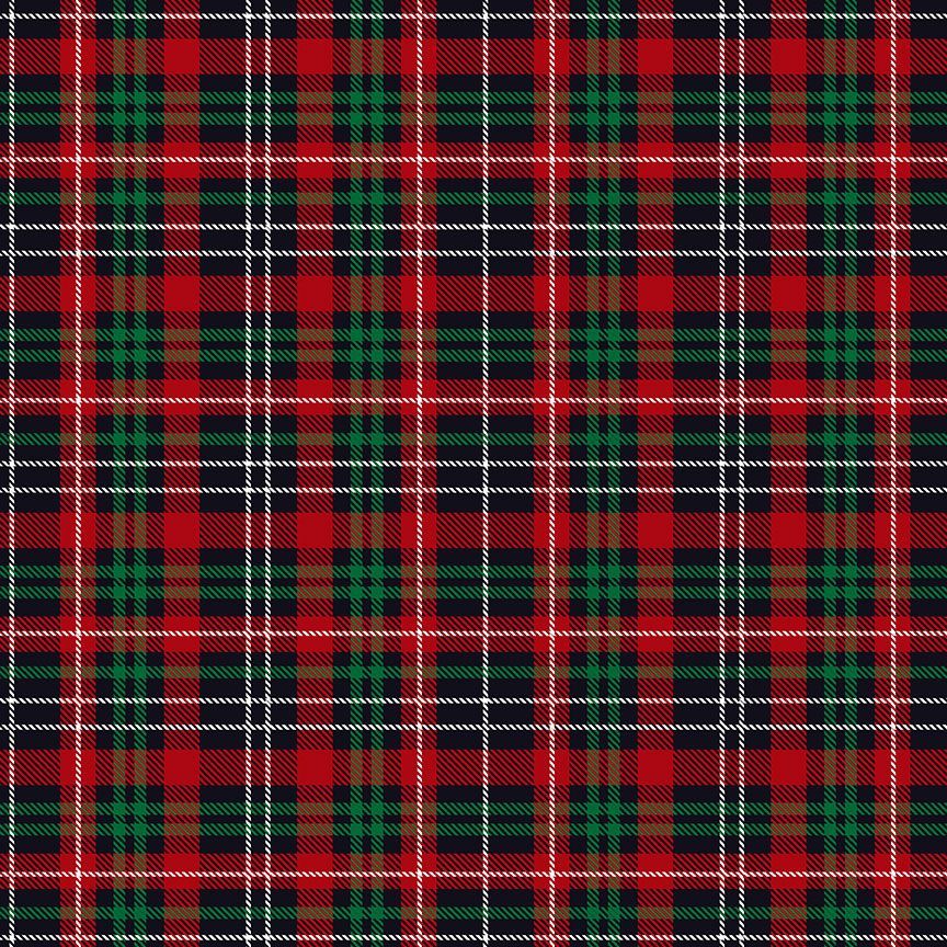 Softie Holiday Lumberjack Buffalo Plaids Multi Gail Cadden Timeless Treasures 58" Minky Fabric