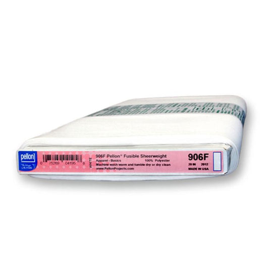 Sold By Bolt-Fusible Sheerweight Interfacing 20"x30yds White Pellon Polyester PELLON-906F-FB